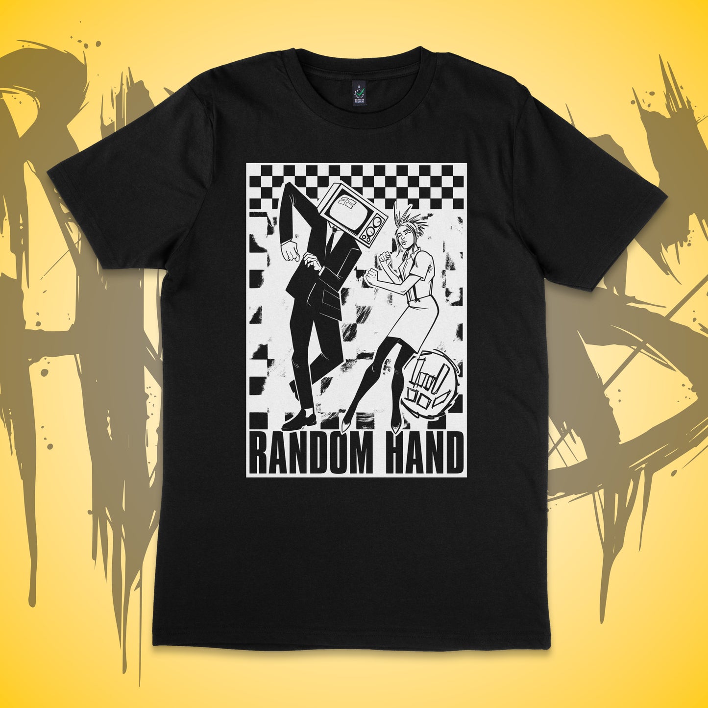 Skankers on black - NEW DESIGN